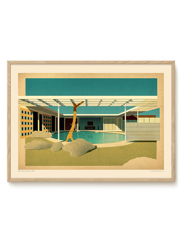 Art Print - A2 - Sander Patelski - Albert Frey Loewy House 1946