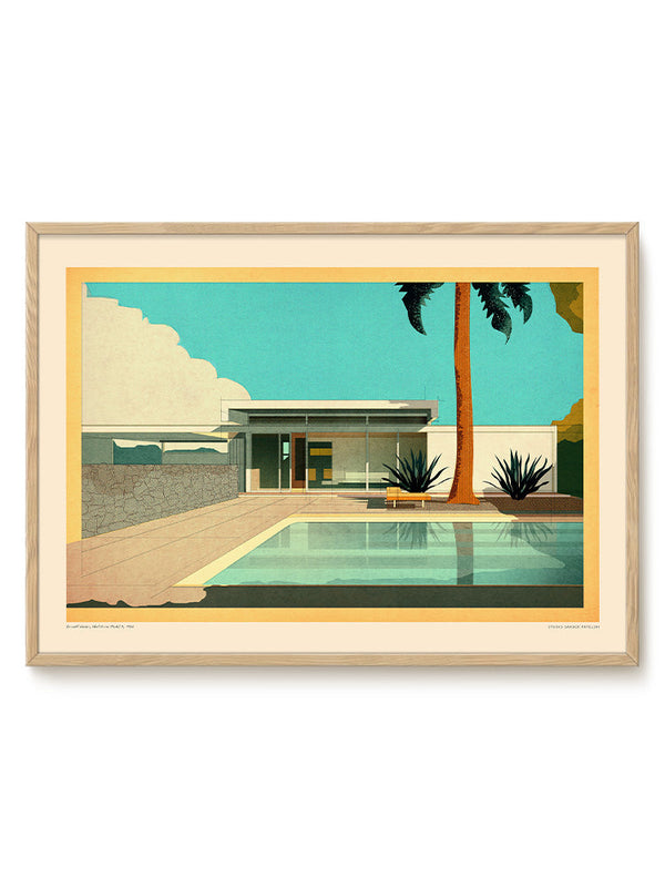 Art Print - A2 - Sander Patelski - Donald Wexler Steel House