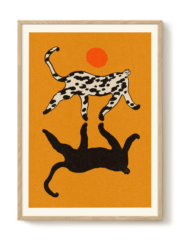 Art Print - A2 - Enikő Eged - Leopard Shadow