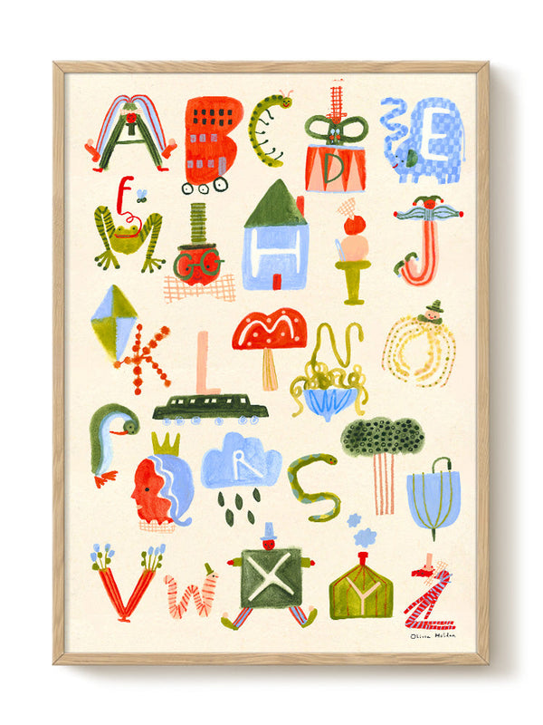 Art Print - A2 - Olivia Holden - Alphabet