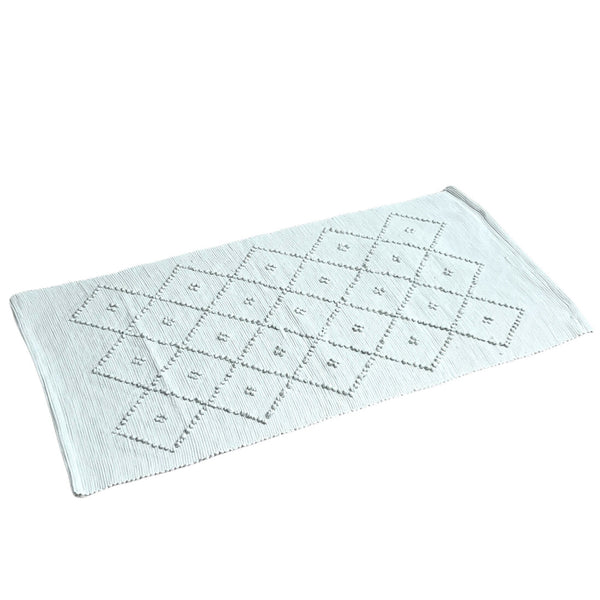 Cotton Floor Mat - Aqua