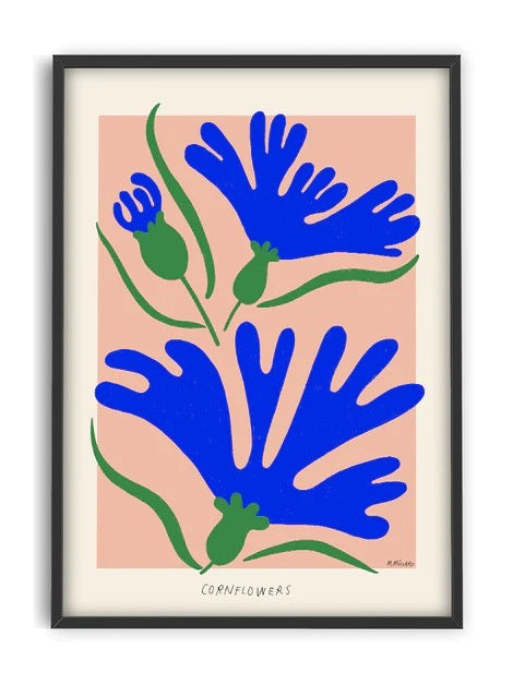 Madelen - Cornflowers - Art Print