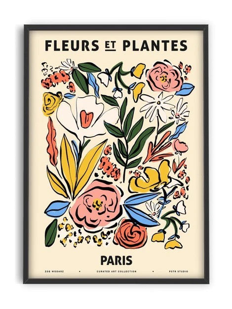 Paris Flowers One - Art Print