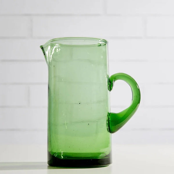 Glass Jug - Green