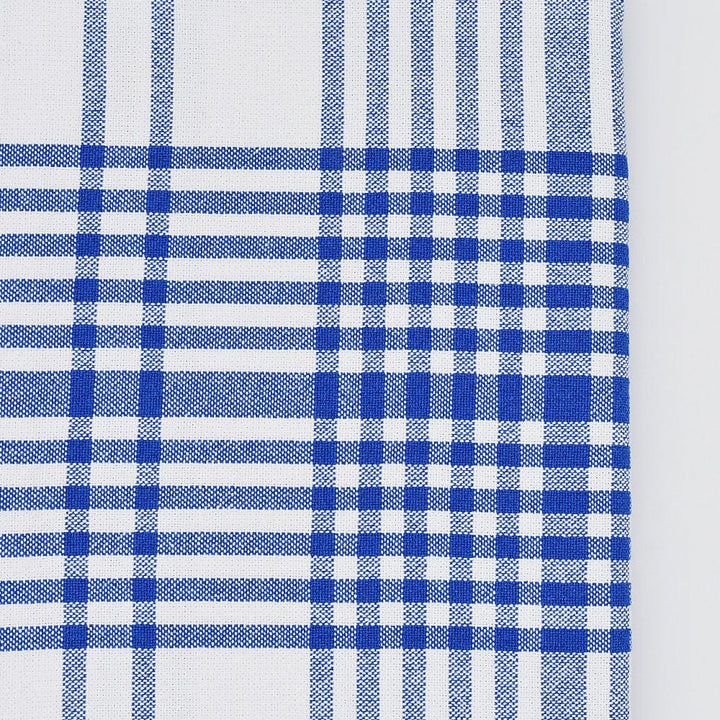 Blue Check Tablecloth 250cm — Portuguese Cotton | Kiki Bazaar | Kiki ...