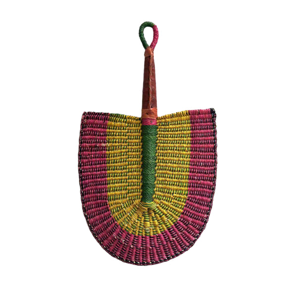 Woven Fan - Caribbean