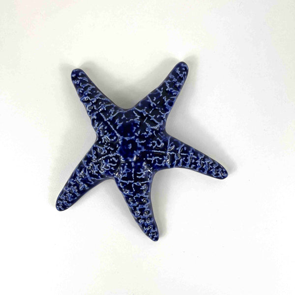 Ceramic Sea Star - Dark Blue