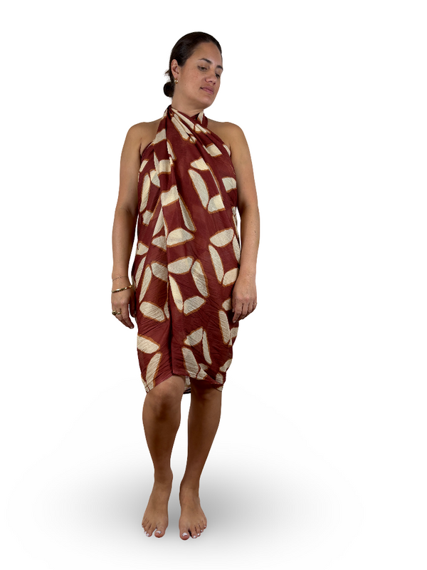 Diamond Sarong - Rust