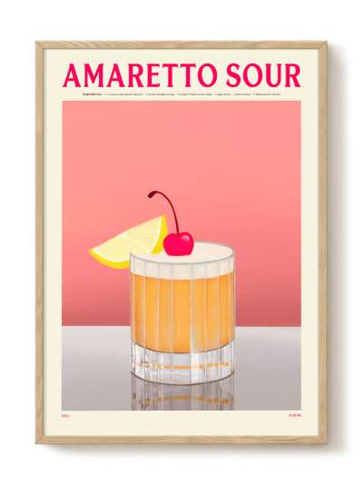 Art Print - A2 - Amaretto Sour - Elin Pk