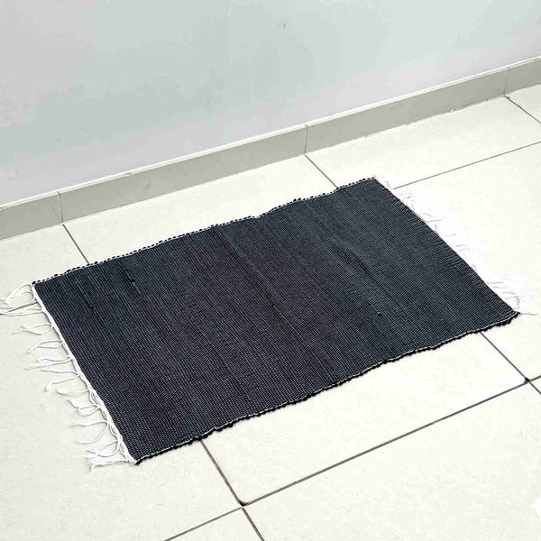 Cotton Floor Mat - Plain Dark Navy