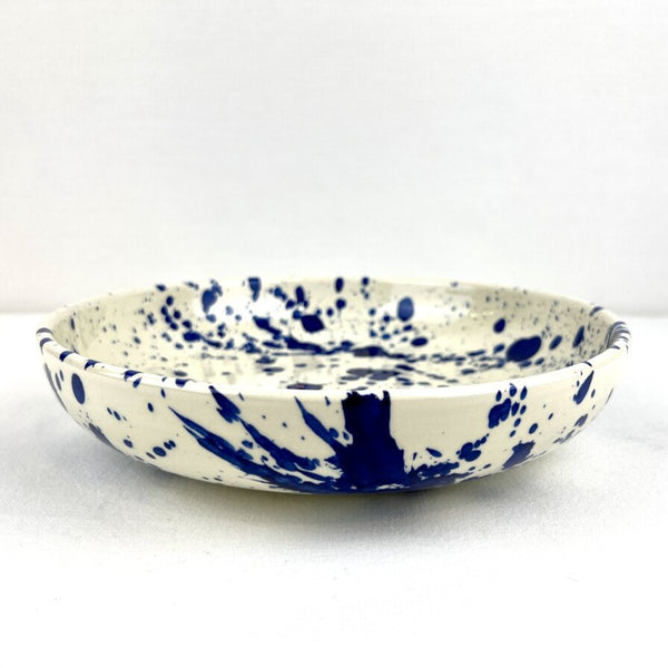 Serving bowl - shallow - Blue Splash