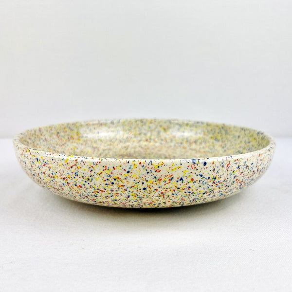 Serving bowl - shallow - Confetti