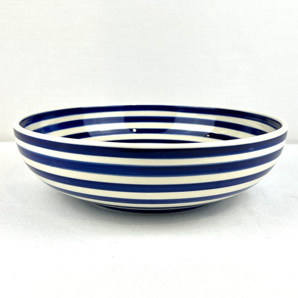 Wide Serving Bowl - Marinera Stripe