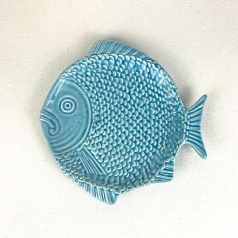 Medium Fish Dish - Light Blue