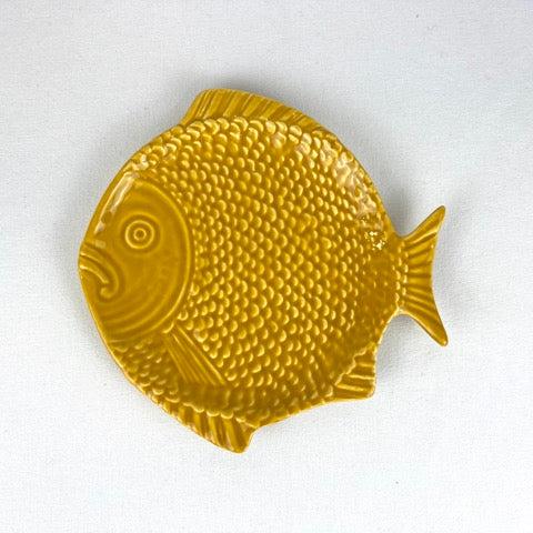 Medium Fish Dish - Yellow Ochre