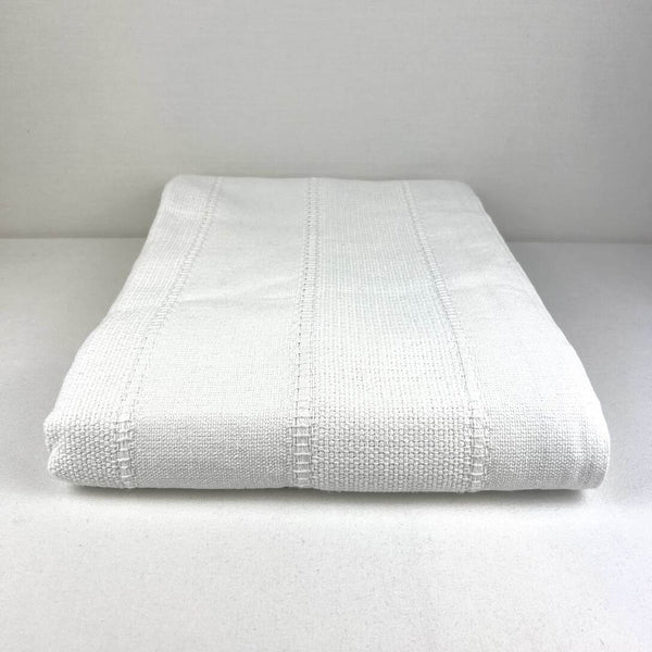 Cotton Queen Bed Cover - White