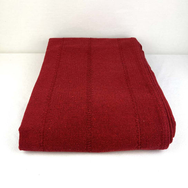 Cotton King Bed Cover - Ruby
