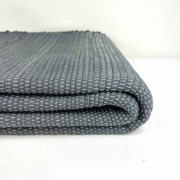 Large Tapete Rug - Plain Charcoal