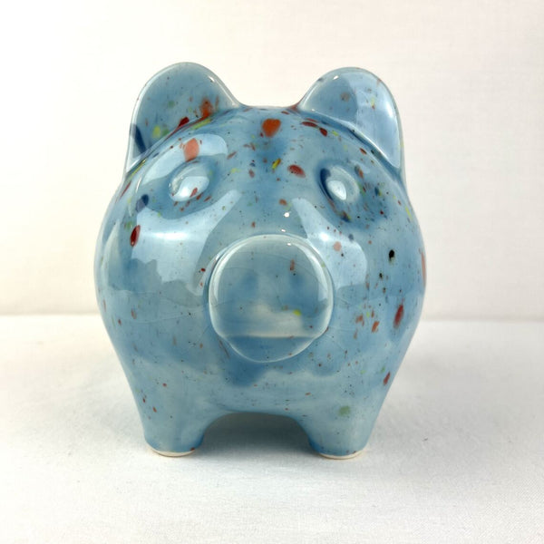 Ceramic Piggy Bank - Light Blue