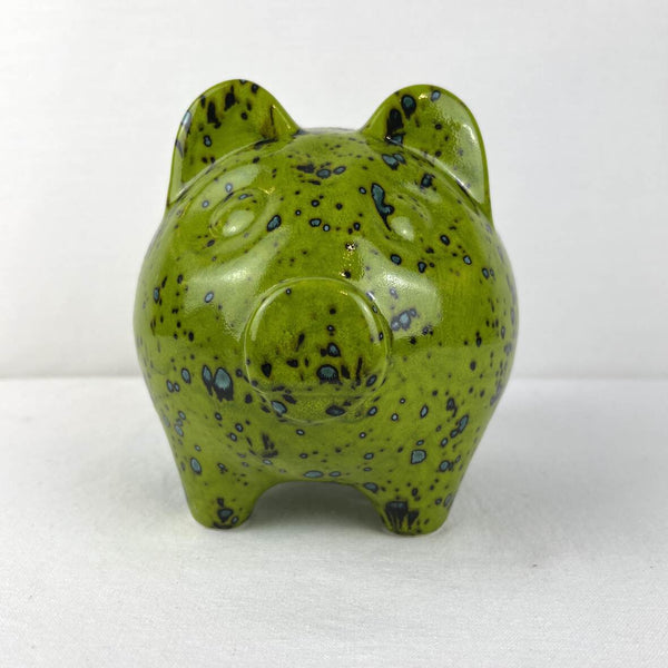 Ceramic Piggy Bank - Green