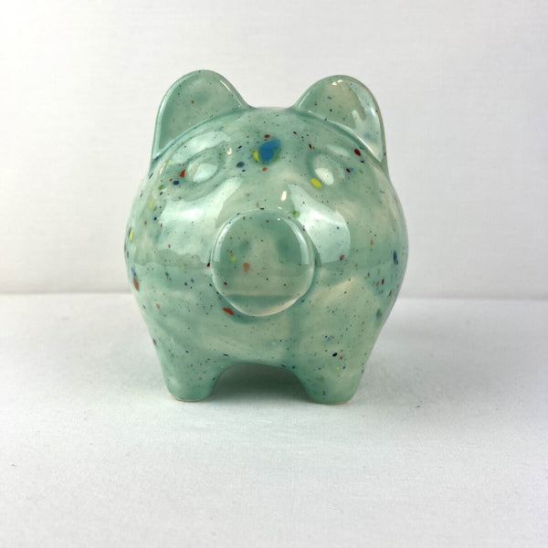 Ceramic Piggy Bank - Mint