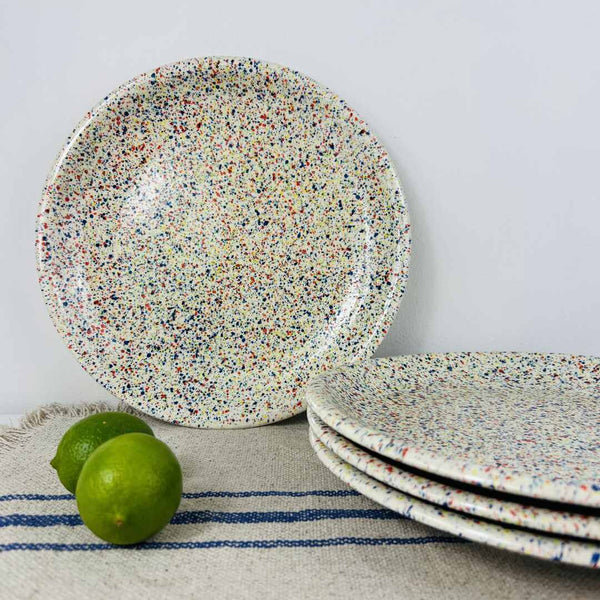 Dinner Plates (Set of 4) - Confetti