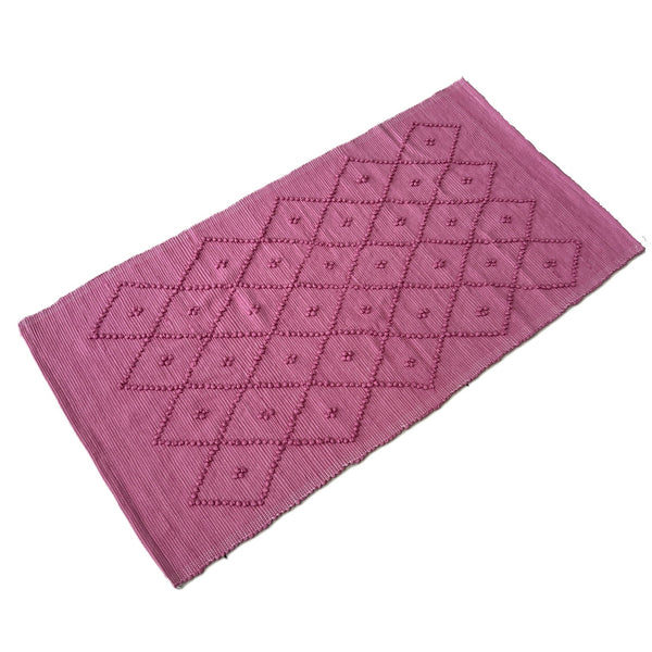 Cotton Floor Mat - Medium - Bubblegum