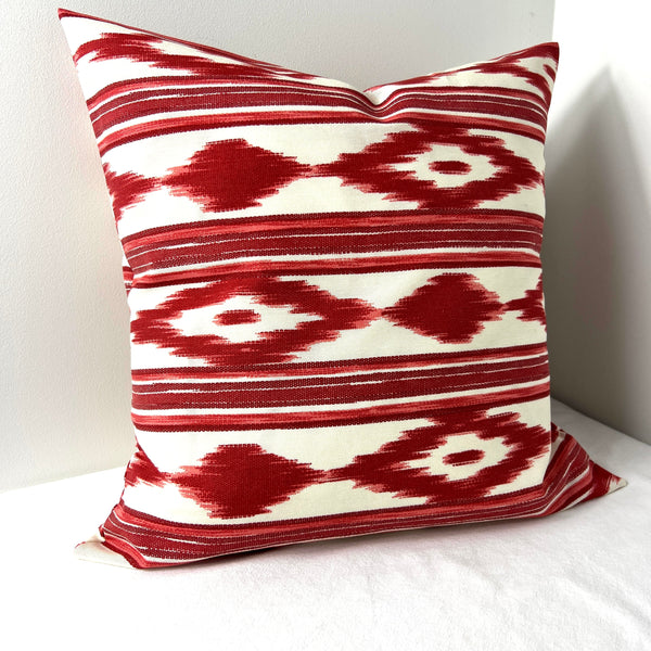 Ikat Cushion - Red