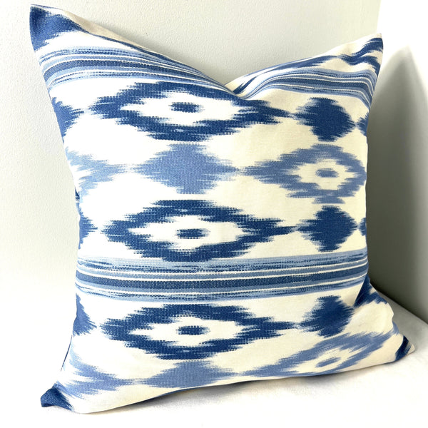 Ikat Cushion - Blue