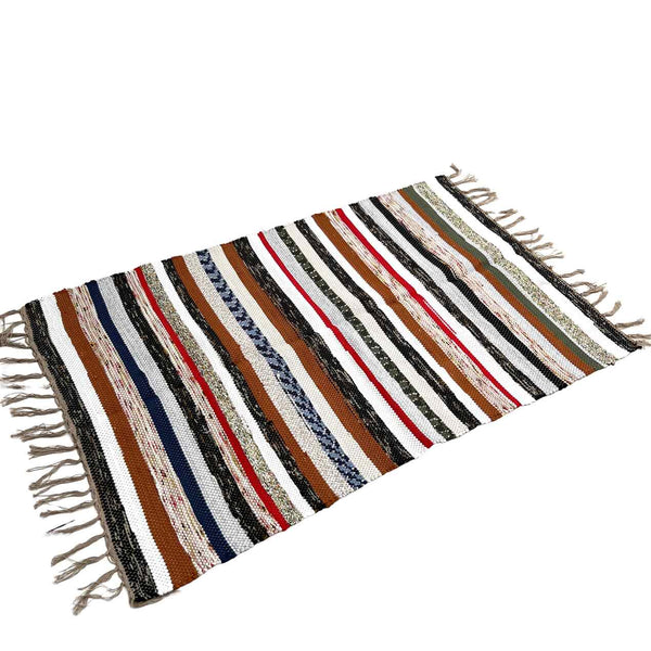 Rug - Medium - Earthy Tones Stripe