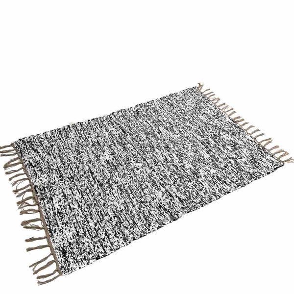Rug - Medium - Black & White Confetti