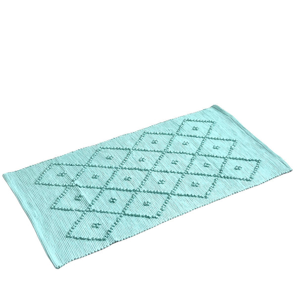 Cotton Floor Mat - Mint