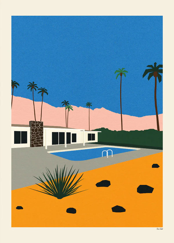 Art Print - A2 - Rosi Feist - Palm Springs Bungalow