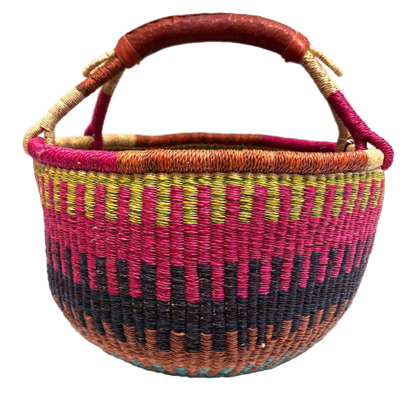 Woven Basket - Round - Fiesta