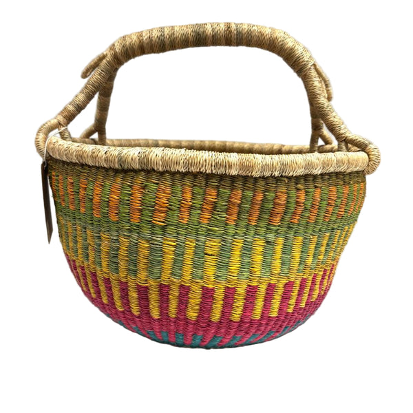 Woven Basket - Round - Sunrise