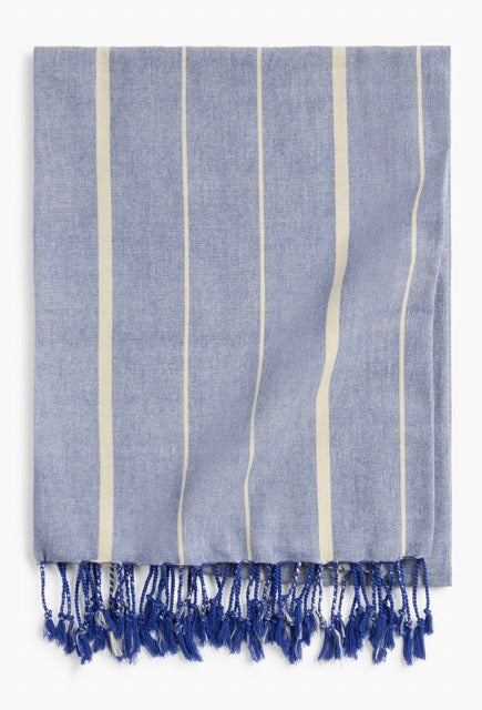 Stripe Beach Towel - Blue