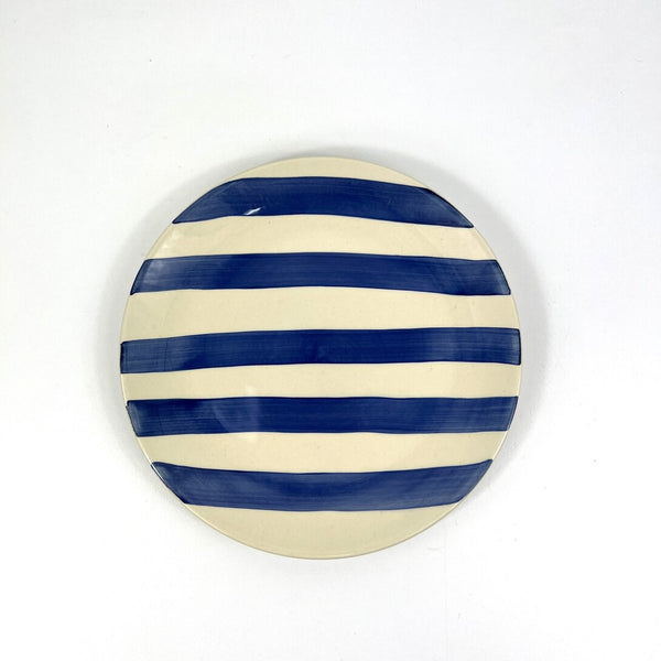 Blue Stripe Side Plate