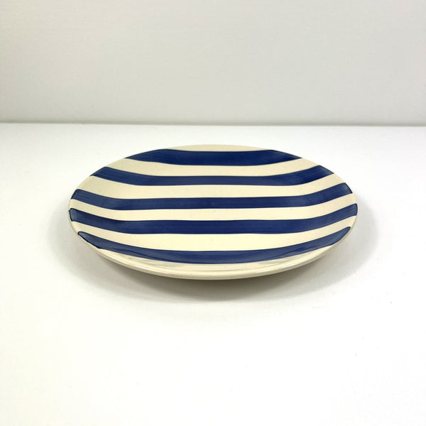 Blue Stripe Side Plate