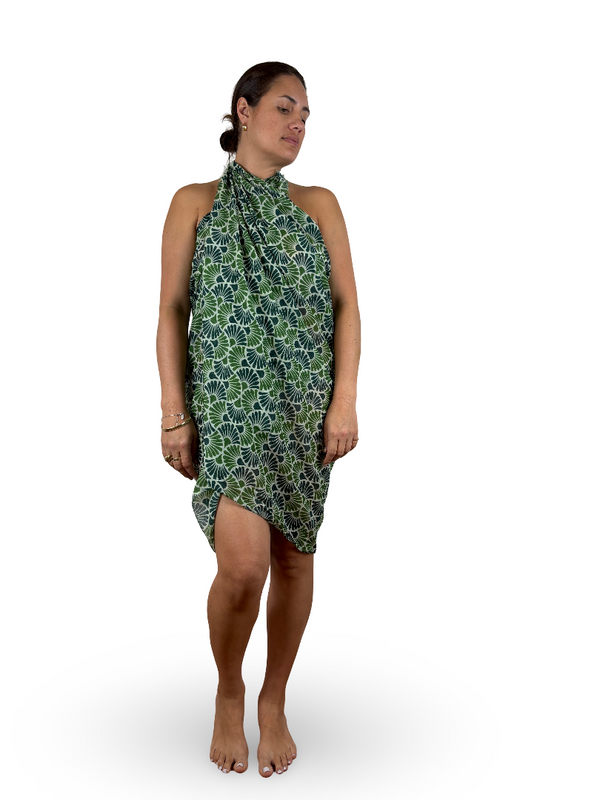 Tiles Sarong - Green