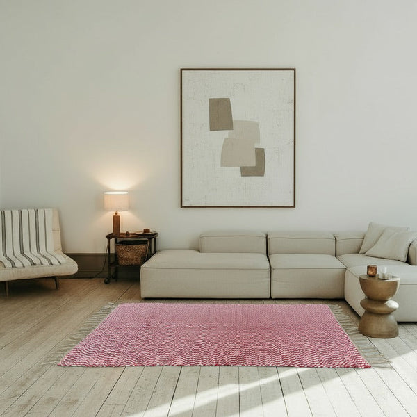 Rug - Medium - Red & White Confetti
