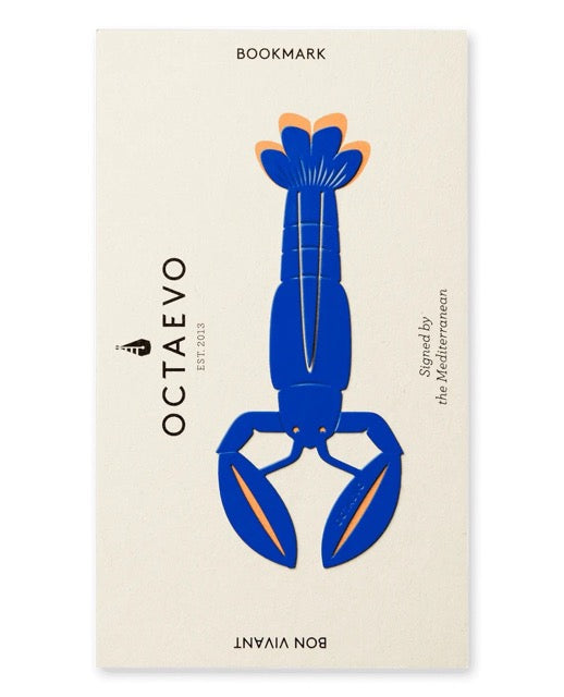 Lobster Bookmark - Blue