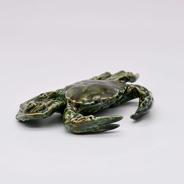 Ceramic Crab - Olive