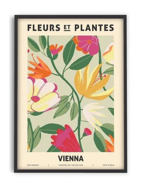 Fleurs et Plantes - Vienna - Art Print