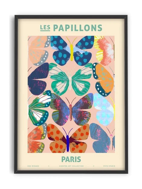 Les Papillons - Paris - Art Print