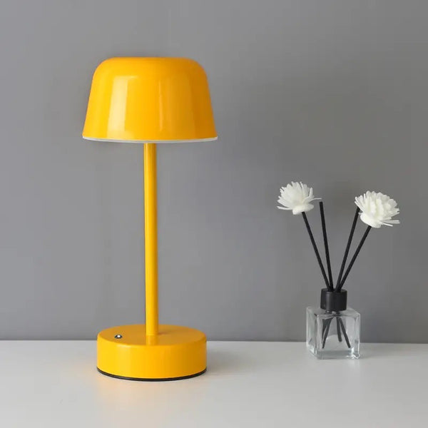 Tall Mushroom Lamp - Yellow